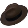 Panama Cuenca Hat - Fedora for Women (Grade 3-4) - Brown