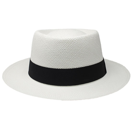Panama Hat - Gambler (Grade 3-4) - White2 Panama Hat - Gambler (Grade 3-4) - White