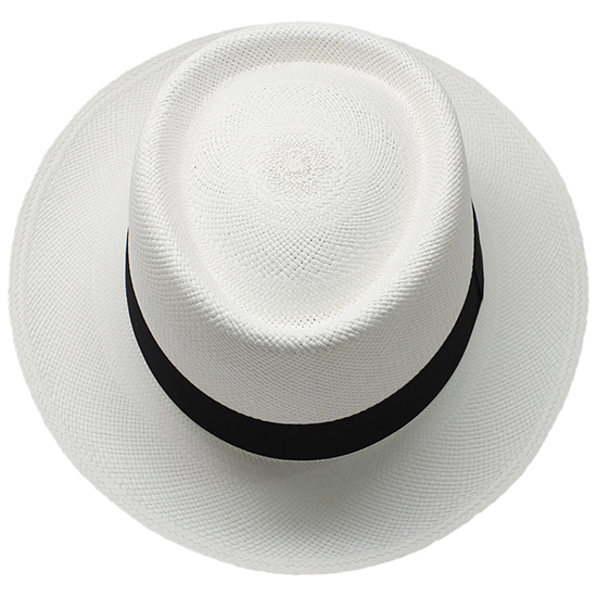 Panama Hat - Gambler (Grade 3-4) - White4 Panama Hat - Gambler (Grade 3-4) - White