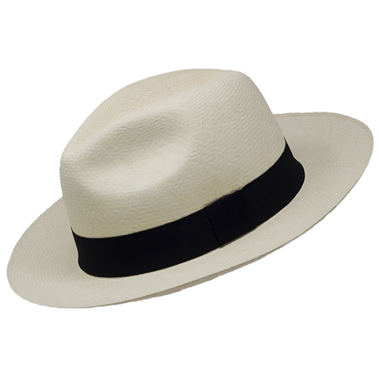 Panama Montecristi Hat - Fedora (Grade 13-14) Panama Montecristi Hat - Fedora (Grade 13-14)