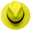 Panama Cuenca Hat - Fedora Yellow - (Grade 3-4)