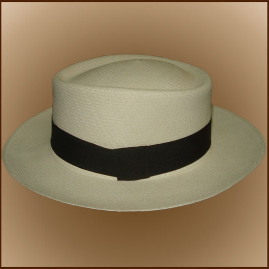 Panama Montecristi Hat - Gambler (Chemise) - (Grade 17-18) Panama Montecristi Hat - Gambler (Chemise) - (Grade 17-18)